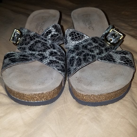 Vionic Danette Platform Slide Snake Sandals - Picture 8 of 10